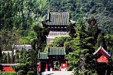 A scenic view of Jiyuan Zhichengguandimiao