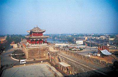 A scenic view of Kaifeng Chengqiang