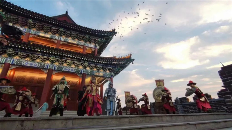 A scenic view of Kaifeng Chengqiang