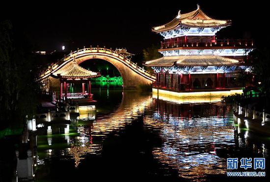 A scenic view of Kaifeng Chengqiang