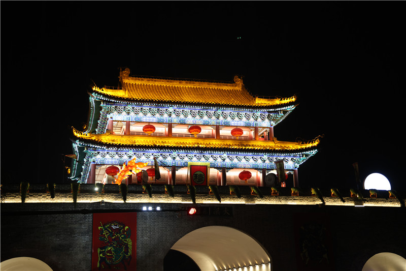 A scenic view of Kaifeng Chengqiang