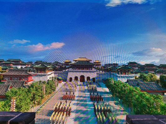 A scenic view of Kaifeng Chengqiang
