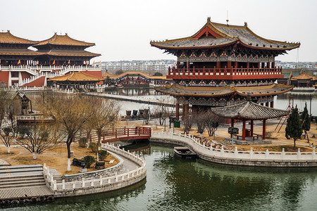 A scenic view of Kaifeng Lutaiyangyizhi