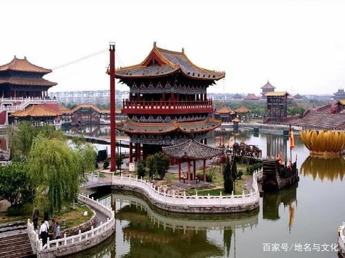 A scenic view of Kaifeng Lutaiyangyizhi