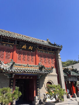 A scenic view of Kaifeng Shanshan'Ganhuiguan