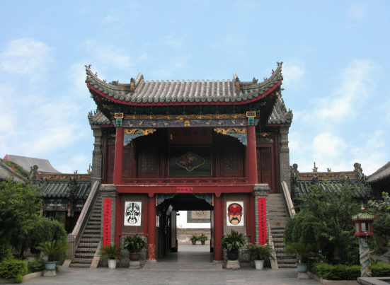 A scenic view of Kaifeng Shanshan'Ganhuiguan