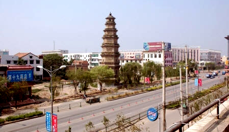 A scenic view of Kaifeng Weishixingguosita