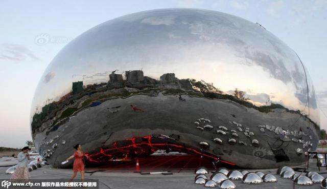 A scenic view of Karamay Xinjiang Diyikou Youjing
