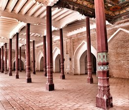 A scenic view of Kashgar Aba Hejia Mazha Mu
