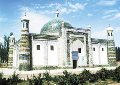 A scenic view of Kashgar Aba Hejia Mazha Mu