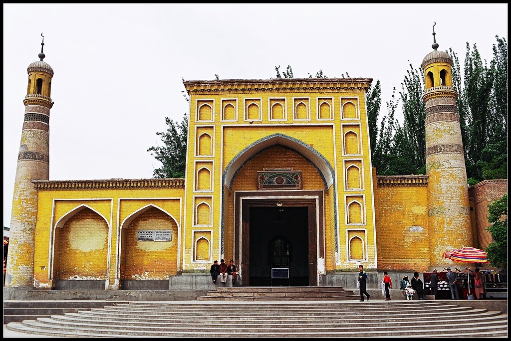 A scenic view of Kashgar Aitigaer Qingzhensi