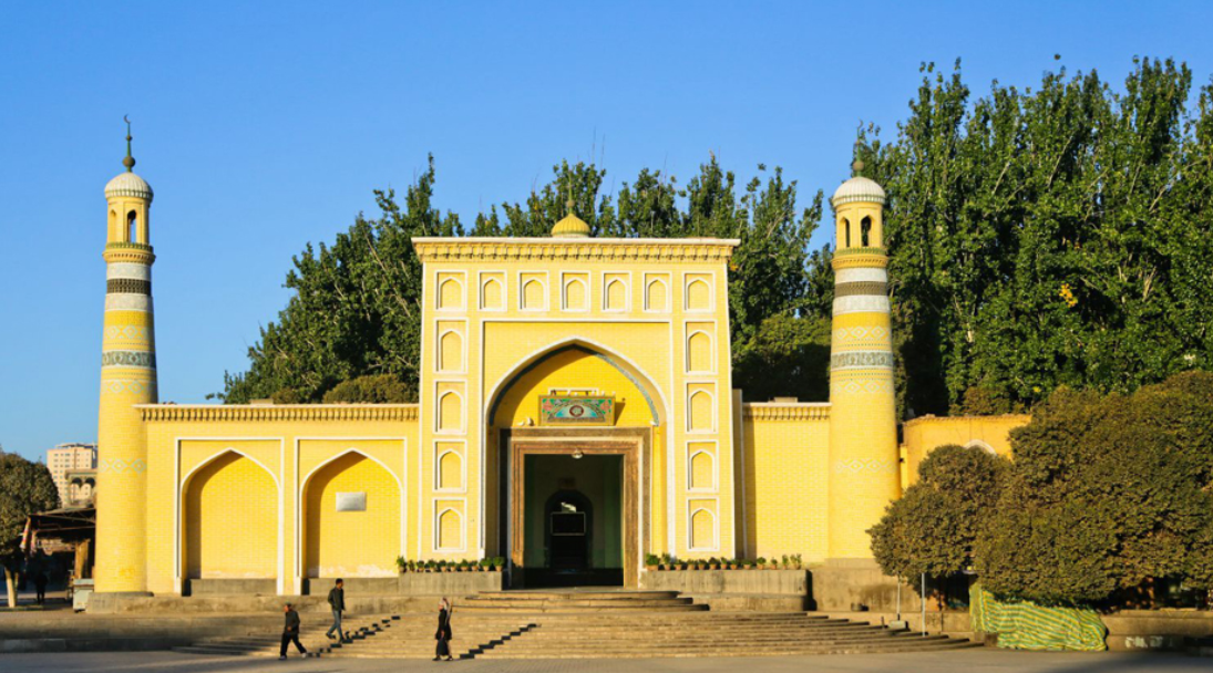 A scenic view of Kashgar Aitigaer Qingzhensi