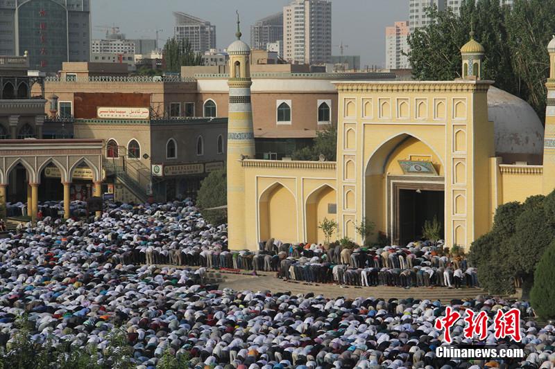 A scenic view of Kashgar Aitigaer Qingzhensi
