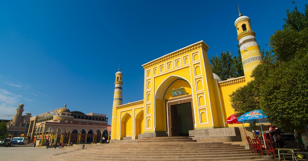 A scenic view of Kashgar Aitigaer Qingzhensi