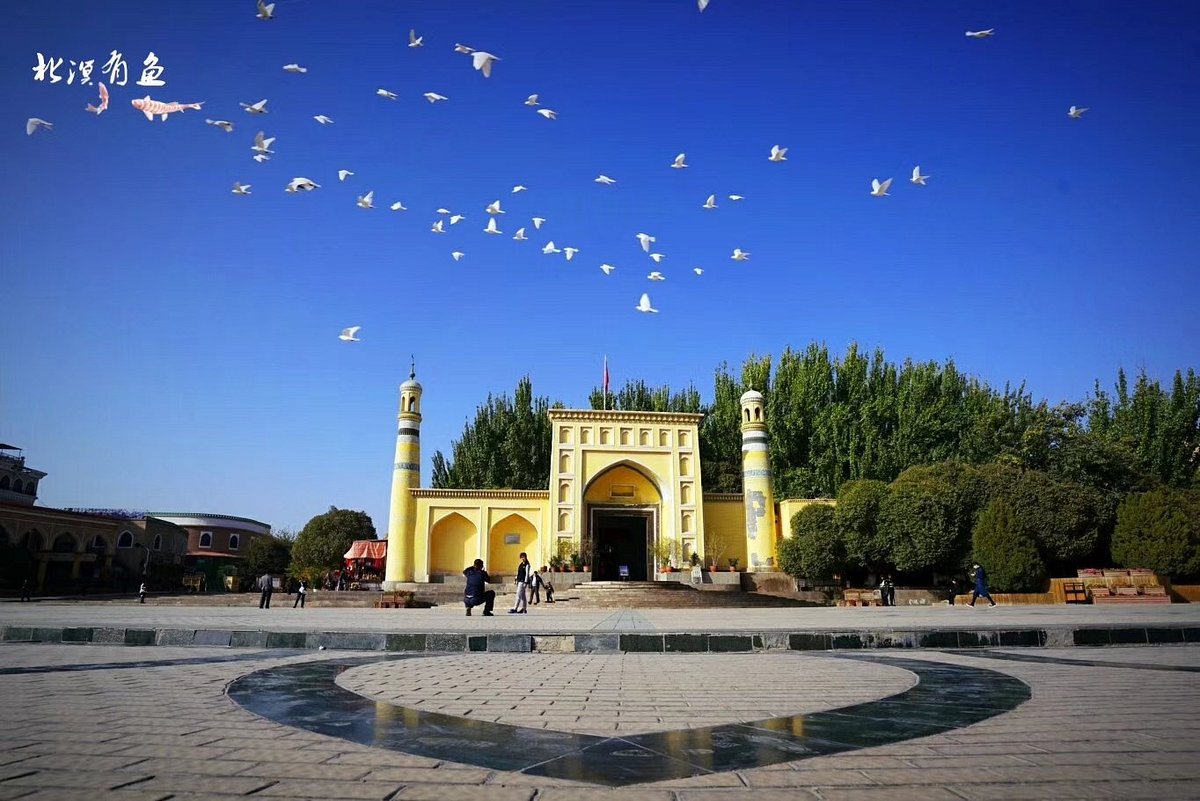 A scenic view of Kashgar Aitigaer Qingzhensi