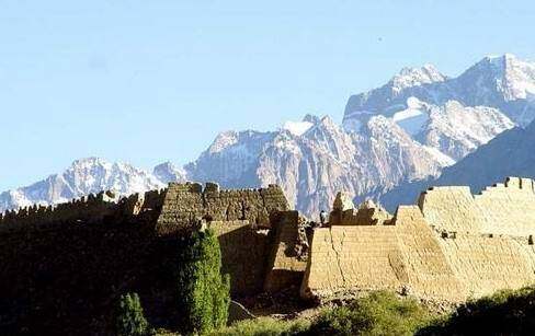 A scenic view of Kashgar Gongzhubao Gucheng Yizhi