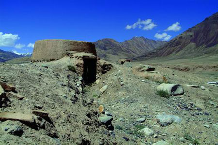 A scenic view of Kashgar Gongzhubao Gucheng Yizhi