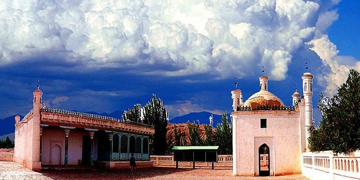 A scenic view of Kashgar Mahemude Kashigali Mu