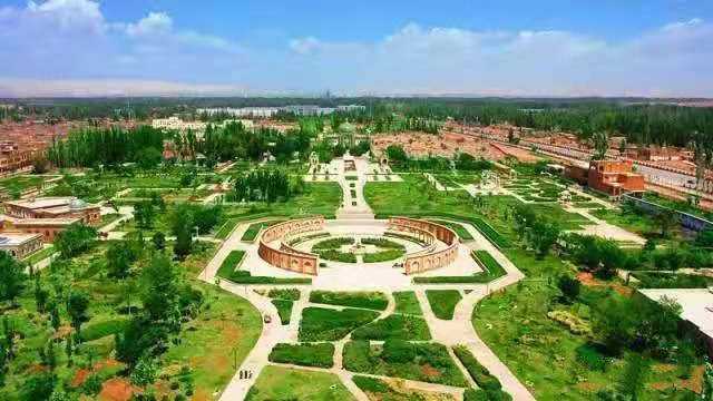 A scenic view of Kashgar Mahemude Kashigali Mu