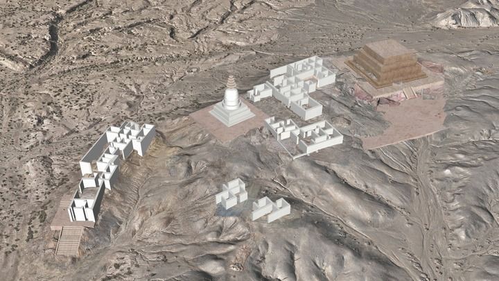 A scenic view of Kashgar Moer Si Yizhi