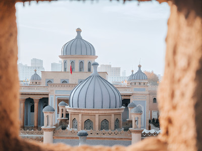 A scenic view of Kashgar Shache Jiaman Qingzhensi
