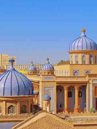 A scenic view of Kashgar Shache Jiaman Qingzhensi