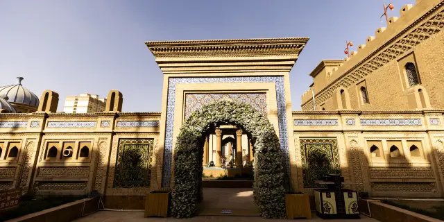A scenic view of Kashgar Shache Jiaman Qingzhensi