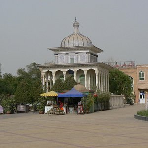 A scenic view of Kashgar Yeerqiang Han Wangling