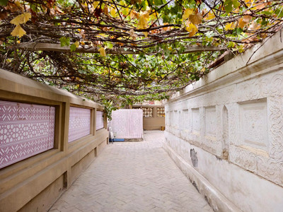 A scenic view of Kashgar Yeerqiang Han Wangling