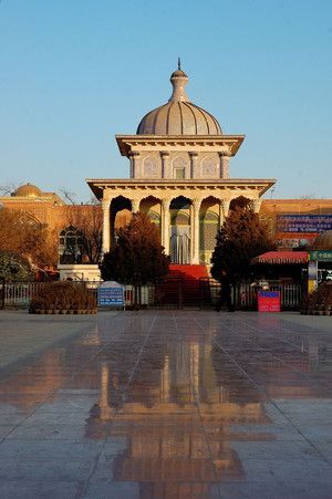 A scenic view of Kashgar Yeerqiang Han Wangling
