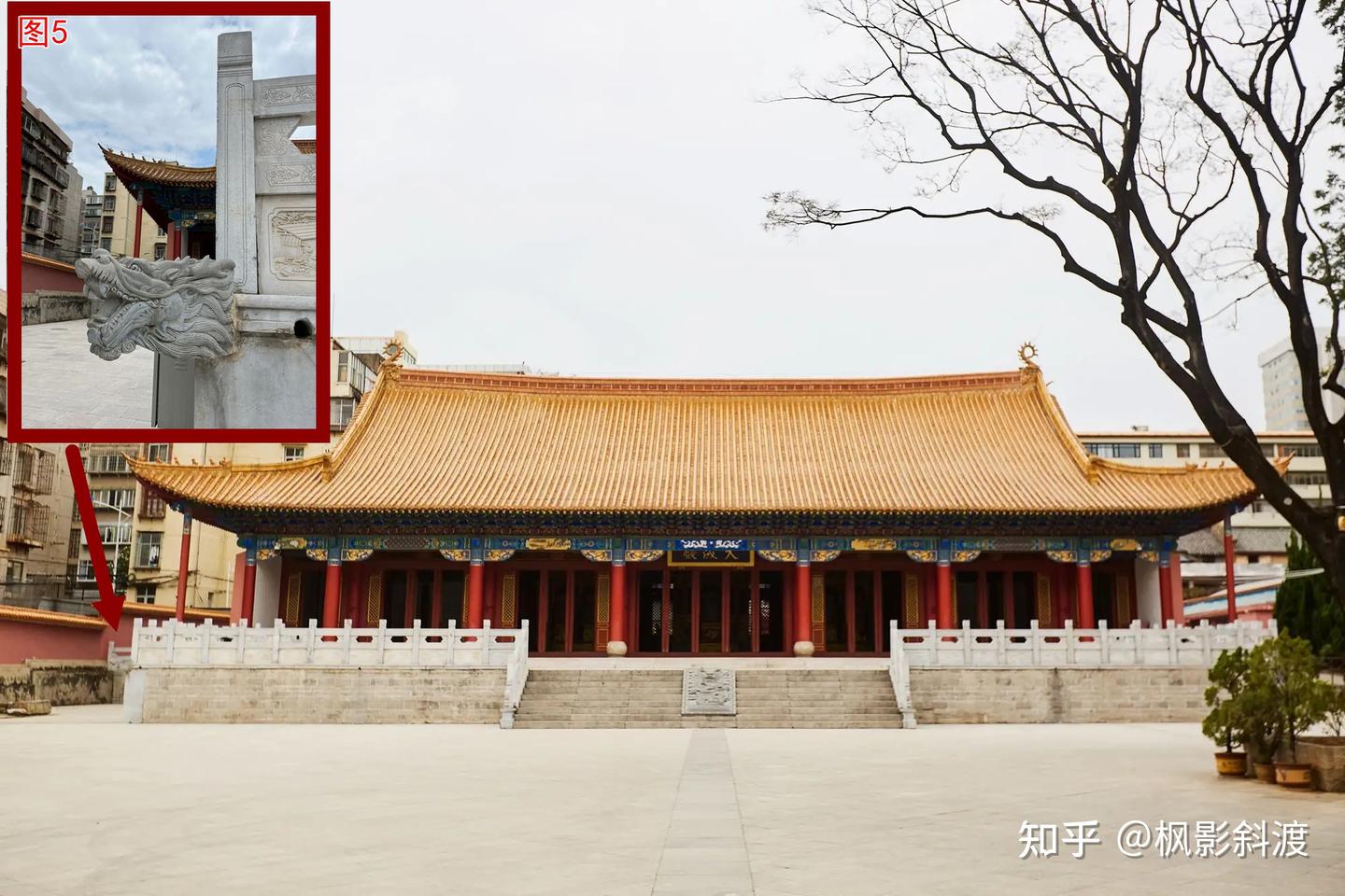 A scenic view of Kunming Anning Wenmiao