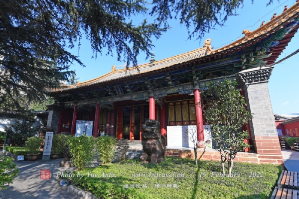 A scenic view of Kunming Anning Wenmiao