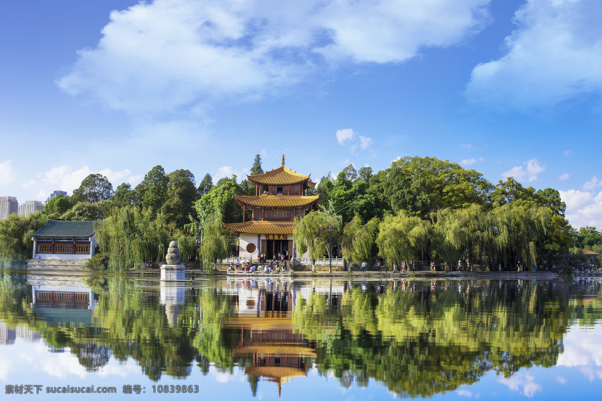 A scenic view of Kunming Daguanlou