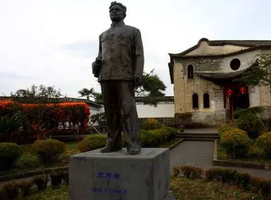A scenic view of Kunming Dangui Cun Zhongyang Hongjun Zongbu Zhudi Jiuzhi Jinshajiang Jiaoping Dukou