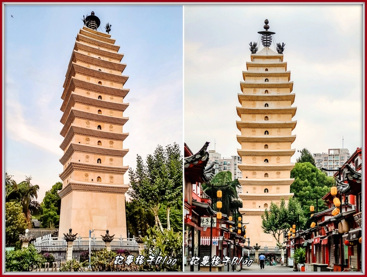A scenic view of Kunming Huiguangsi Ta He Changlesi Ta