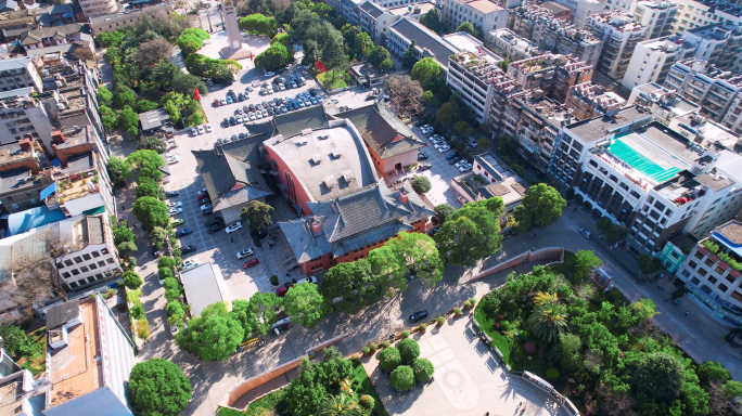 A scenic view of Kunming Kangzhan Shengli Jiniantang