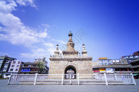 A scenic view of Kunming Miaozhansi Jingangta