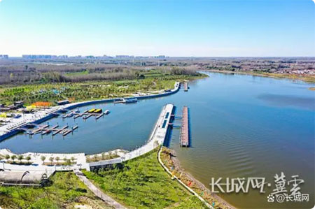 A scenic view of Langfang Grand Canal