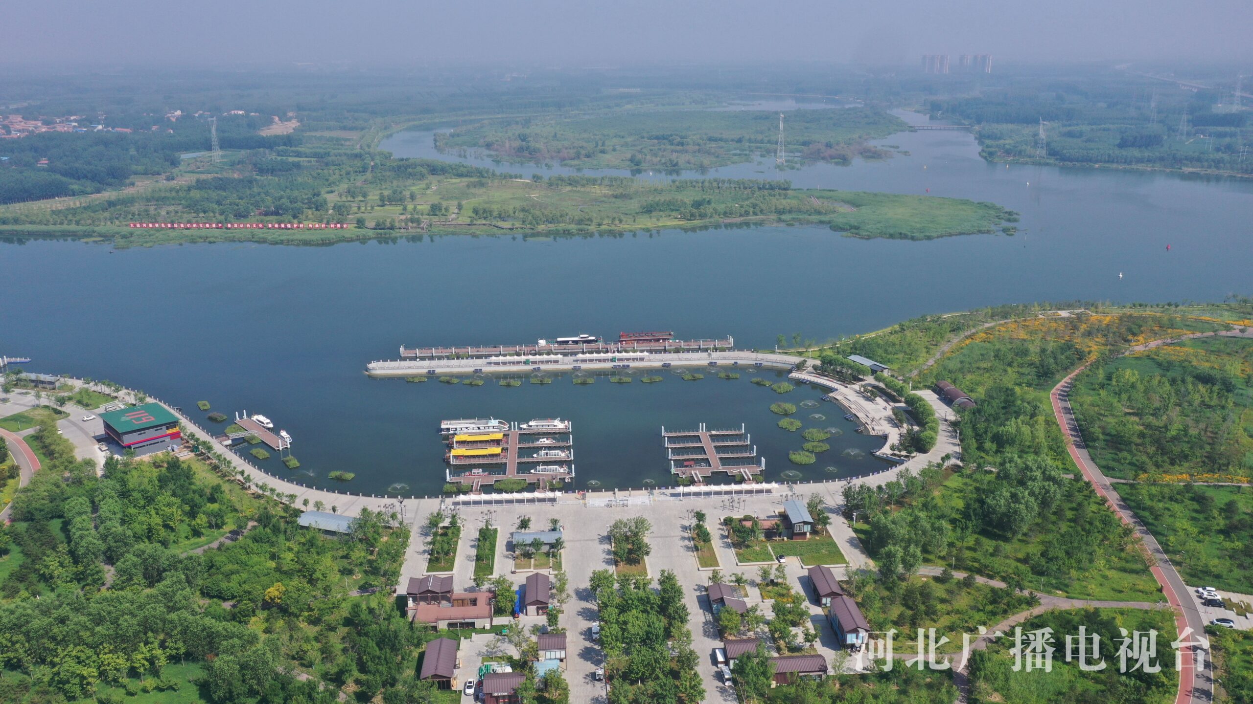 A scenic view of Langfang Grand Canal