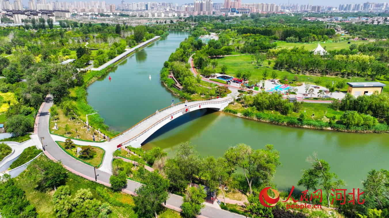 A scenic view of Langfang Grand Canal