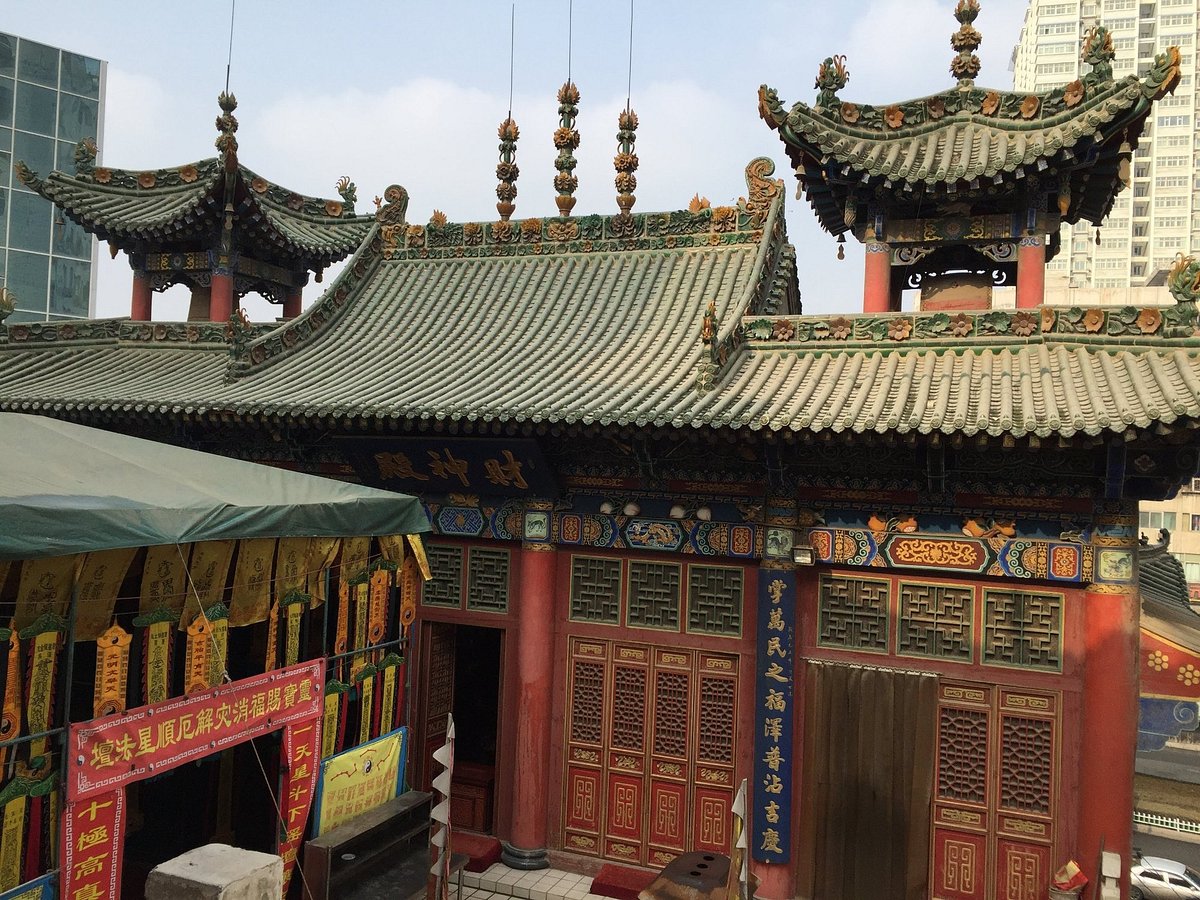 A scenic view of Lanzhou Fu Chenghuangmiao