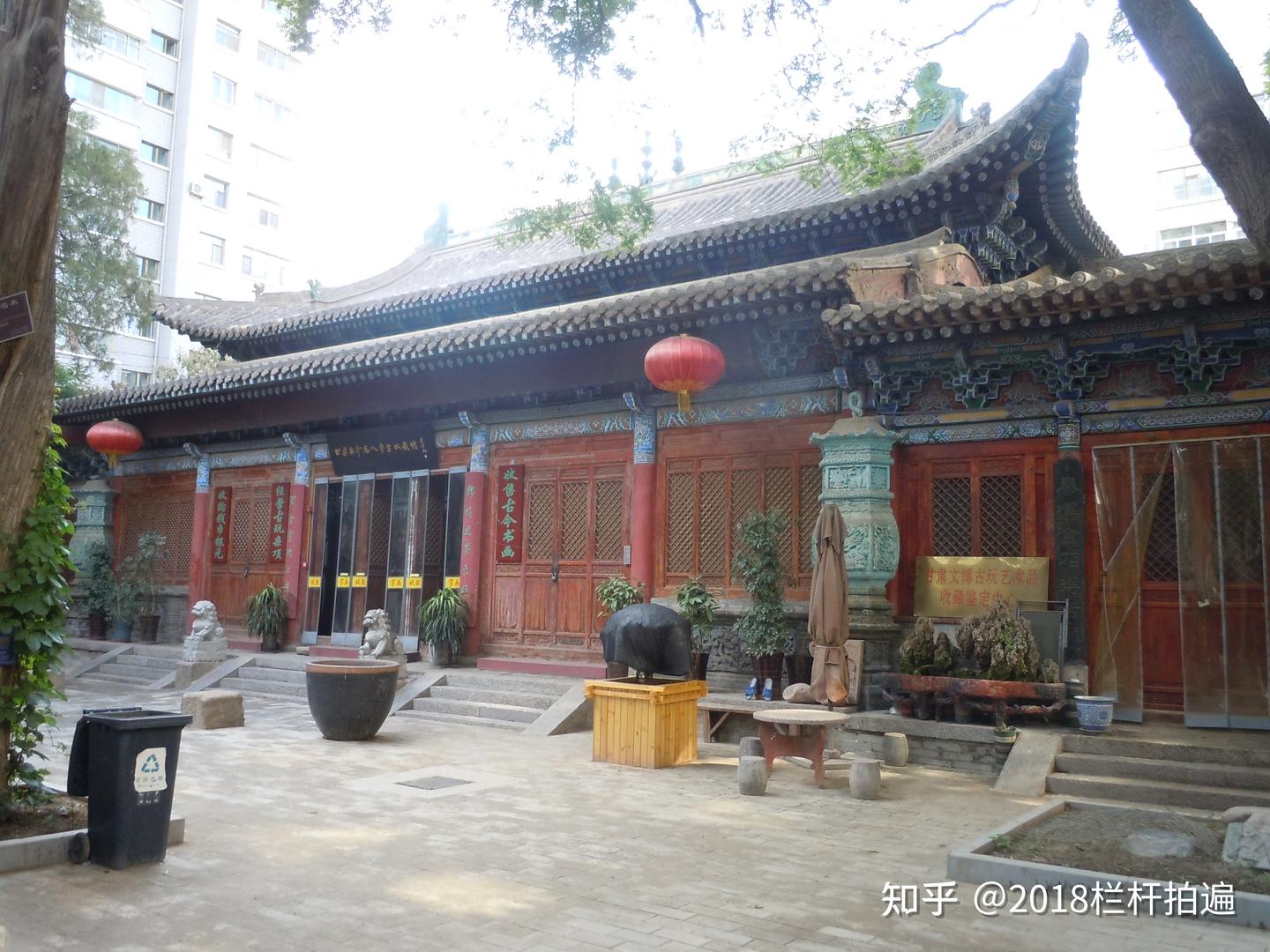 A scenic view of Lanzhou Fu Chenghuangmiao