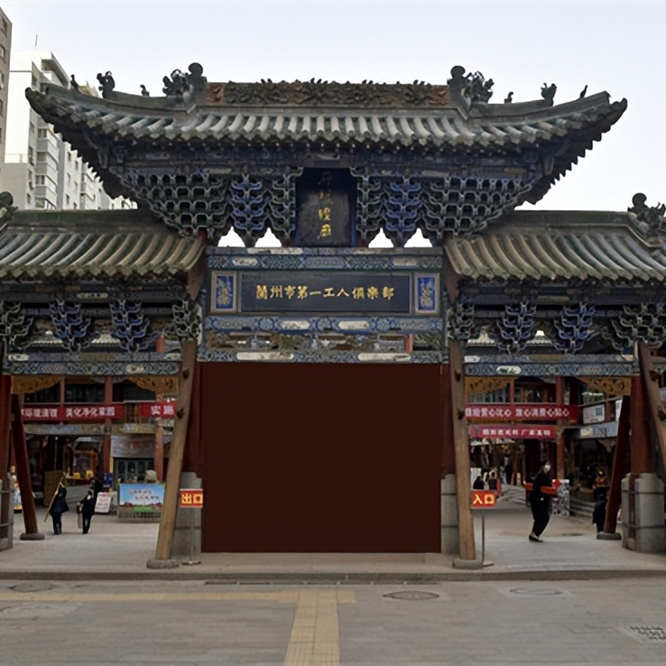 A scenic view of Lanzhou Fu Chenghuangmiao