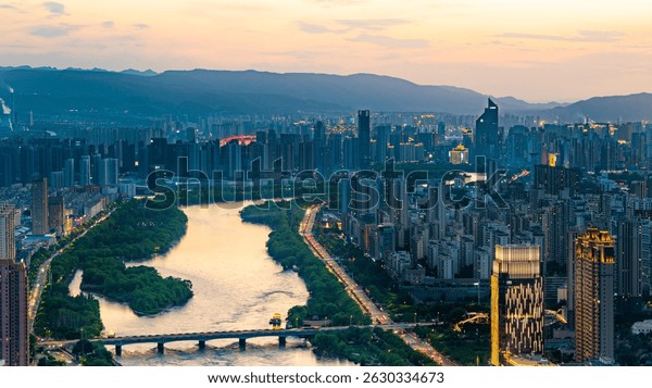 A scenic view of Lanzhou Hongcheng Gansi