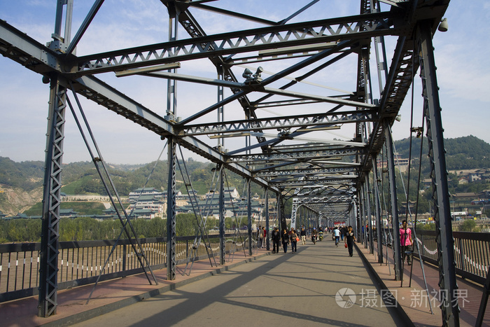 A scenic view of Lanzhou Huanghe Tieqiao