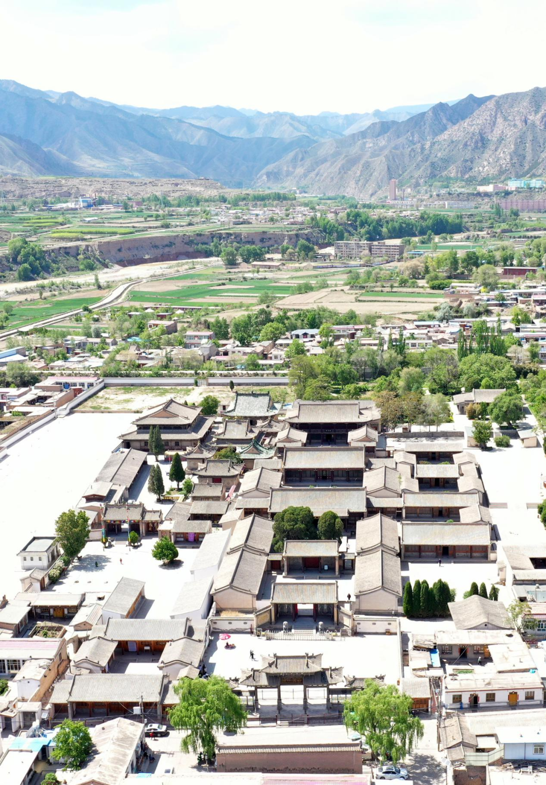 A scenic view of Lanzhou Lu Tusi Yamen Jiuzhi