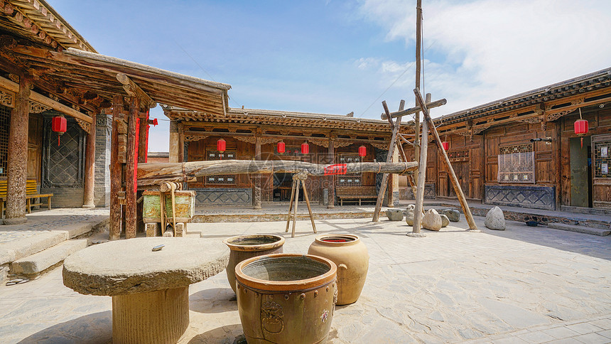 A scenic view of Lanzhou Qingcheng Guminju