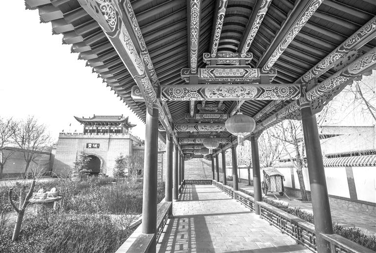 A scenic view of Lanzhou Qingcheng Guminju