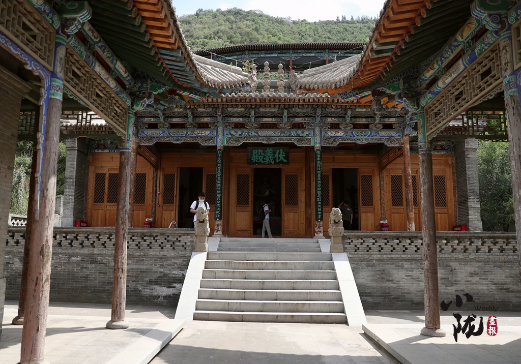 A scenic view of Lanzhou Wuquanshan Jianzhuqun