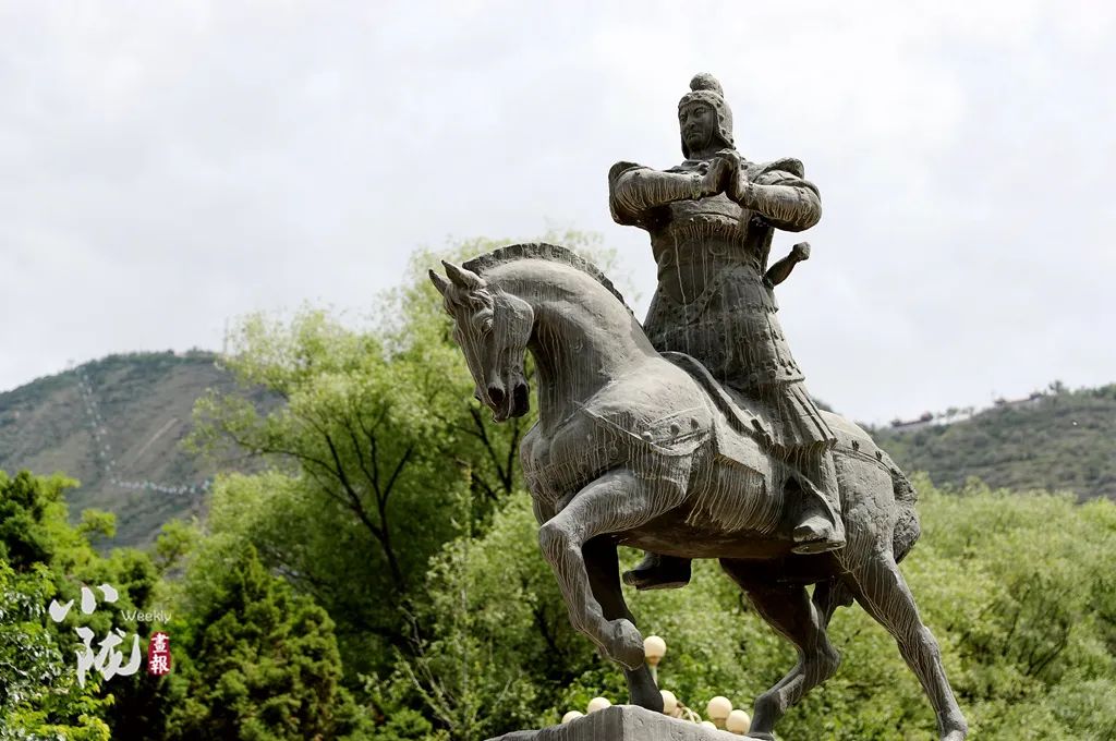 A scenic view of Lanzhou Wuquanshan Jianzhuqun